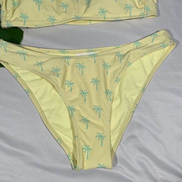 NEW Stoney Clover Lane | Palm‎ Tree | Bikini Top [ L ] + Scoop Bottom [ M ] - Picture 6 of 12